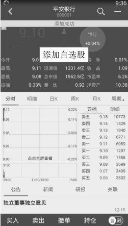 2.2 手机APP看盘——通达信