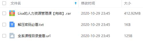 《Lisa的人力资源管理课》百度云网盘资源分享下载[MP3/412.92MB]
