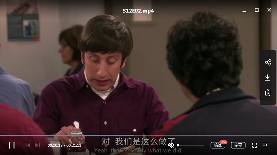 生活大爆炸The Big Bang Theory[2007-2019]十二季279集超清英语中字百度云网盘下载