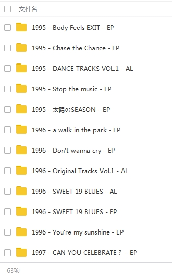 安室奈美惠(Namie Amuro)63张CD合集(1995-2019)无损[FLAC/14.80GB]百度云网盘下载