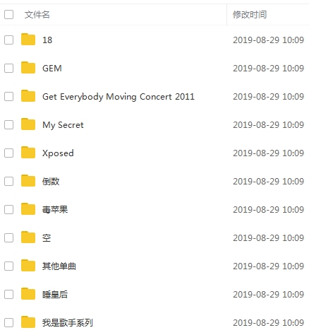 G.E.M邓紫棋18张专辑歌曲无损+MP3合集[FLAC/WAV/MP3/13.17GB]百度云网盘下载