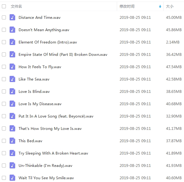 艾丽西亚凯斯(Alicia Keys)3张专辑无损音质歌曲合集百度云网盘下载