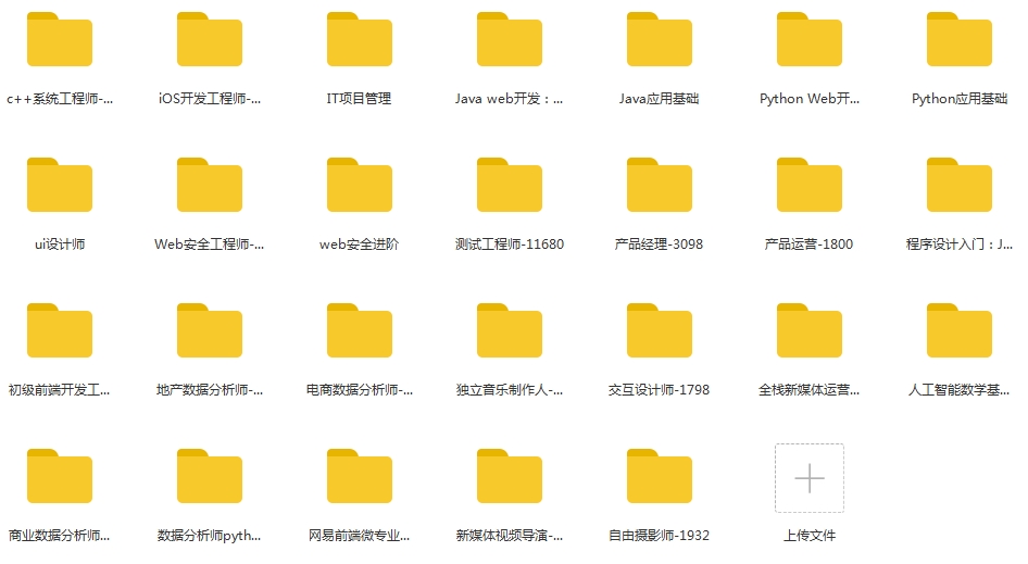 网易云课堂课程44个系列视频合集[MP4/616.76GB]百度云网盘下载