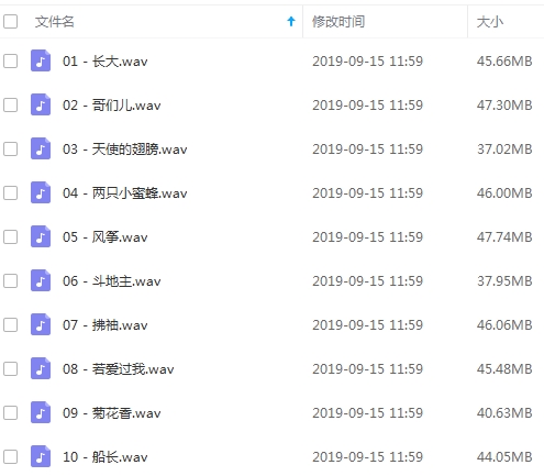 安琥10首无损歌曲合集[WAV/437.90MB]百度云网盘下载