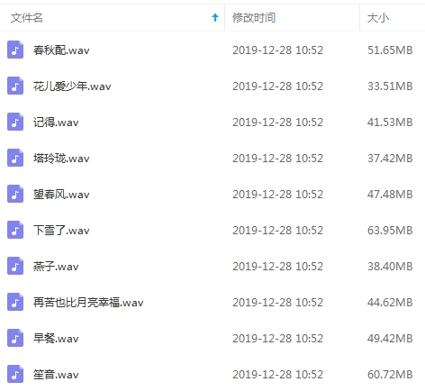 吴彤无损歌曲精选10首[WAV/468.69MB]百度云网盘下载