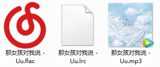 Uu《那女孩对我说》无损[FLAC/MP3/36.81MB]百度云网盘下载