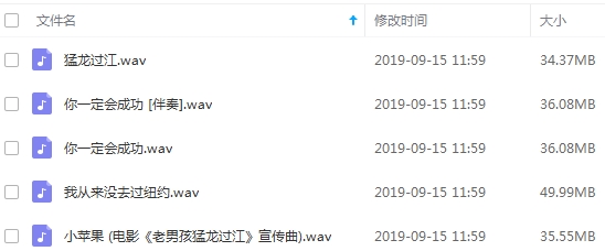 筷子兄弟歌曲精选5首[WAV/192.07MB]百度云网盘下载