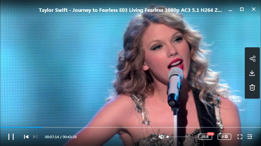 Taylor Swift演唱会《Fearless Tour放手去爱》超清百度云网盘下载