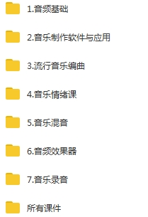 音乐教程-独立音乐制作人学习教程视频合集[MP4/13.73GB]百度云网盘下载