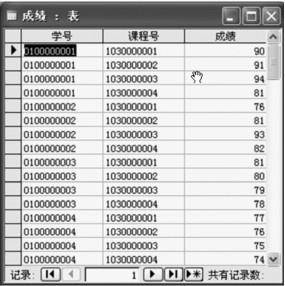 图1-15 “数据表”视图