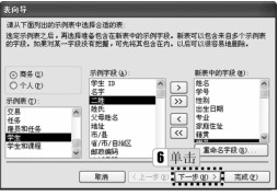 图2-30 “表向导”对话框3