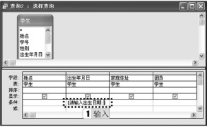 图3-51 定义查询条件