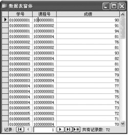 图4-3 数据表窗体