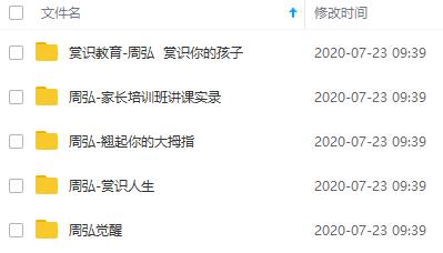 《周弘赏识教育》讲座合集百度云网盘下载（5门课程）[RM/WMV/3.08GB]