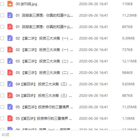 《徐远的投资课》百度云网盘下载资源(房产/投资/经济形势)[MP3/JPG/2.49GB]