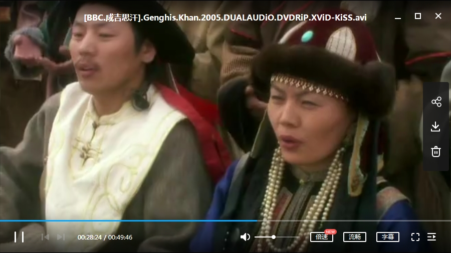 BBC纪录片《成吉思汗》视频高清英语中文字幕[AVI/1.37GB]百度云网盘下载
