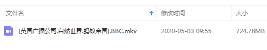 BBC纪录片《沙漠中的蚂蚁帝国》视频英语中字[MKV/724.78MB]百度云网盘下载