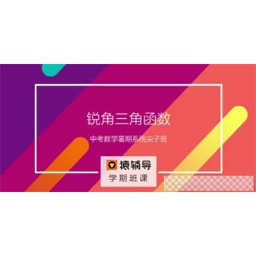 猿辅导中考数学复习中考冲刺课程新初三数学暑假系统班2017视频[MP4/7.51GB]百度云网盘下载