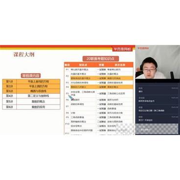 学而思-邹林强高一数学2021寒假目标省一竞赛一试直播班视频[MP4/7.20GB]百度云网盘下载